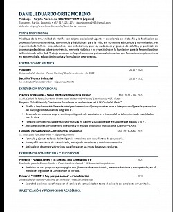 DANIEL ORTIZ MORENO PROFESOR ETICA Y VALORES
